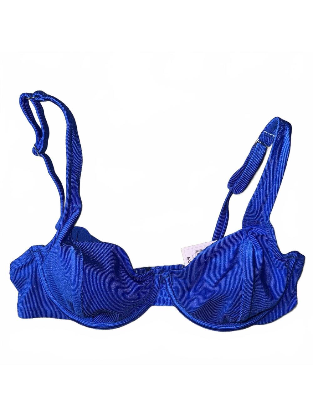 Wild Fable Blue Underwire Bikini Top Women's D/DD 8-10 NWT